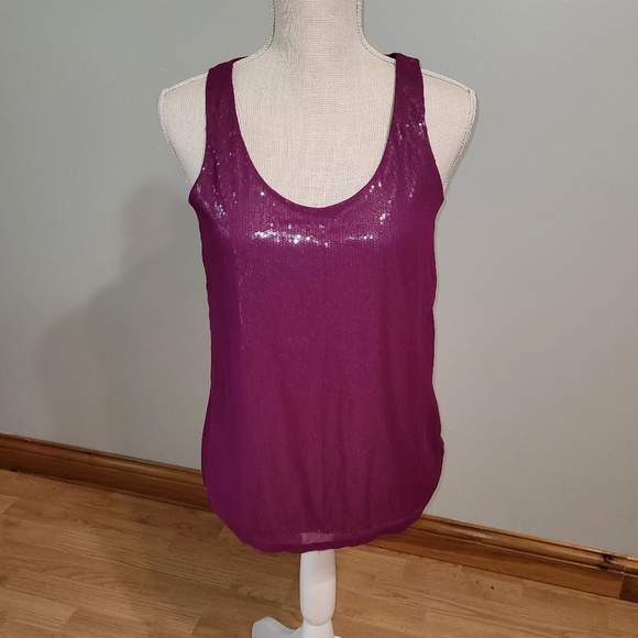 Express Sequin Tank - Picture 1 of 7